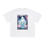 Galaxy Ghost Card Graphic Tee-INNBLAC Fashion Apparel