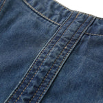 Relaxed Spaghetti Strap Denim Midi Dress