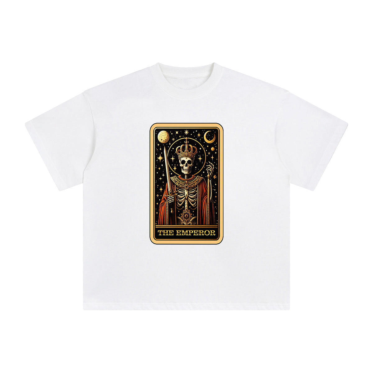 The Emperor Card Graphic Tee-INNBLAC Fashion Apparel