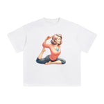 Yoga Mom Comic Graphic Tee-INNBLAC Fashion Apparel