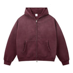 Monkey Wash Fleece Lined Full Zip Hoodie