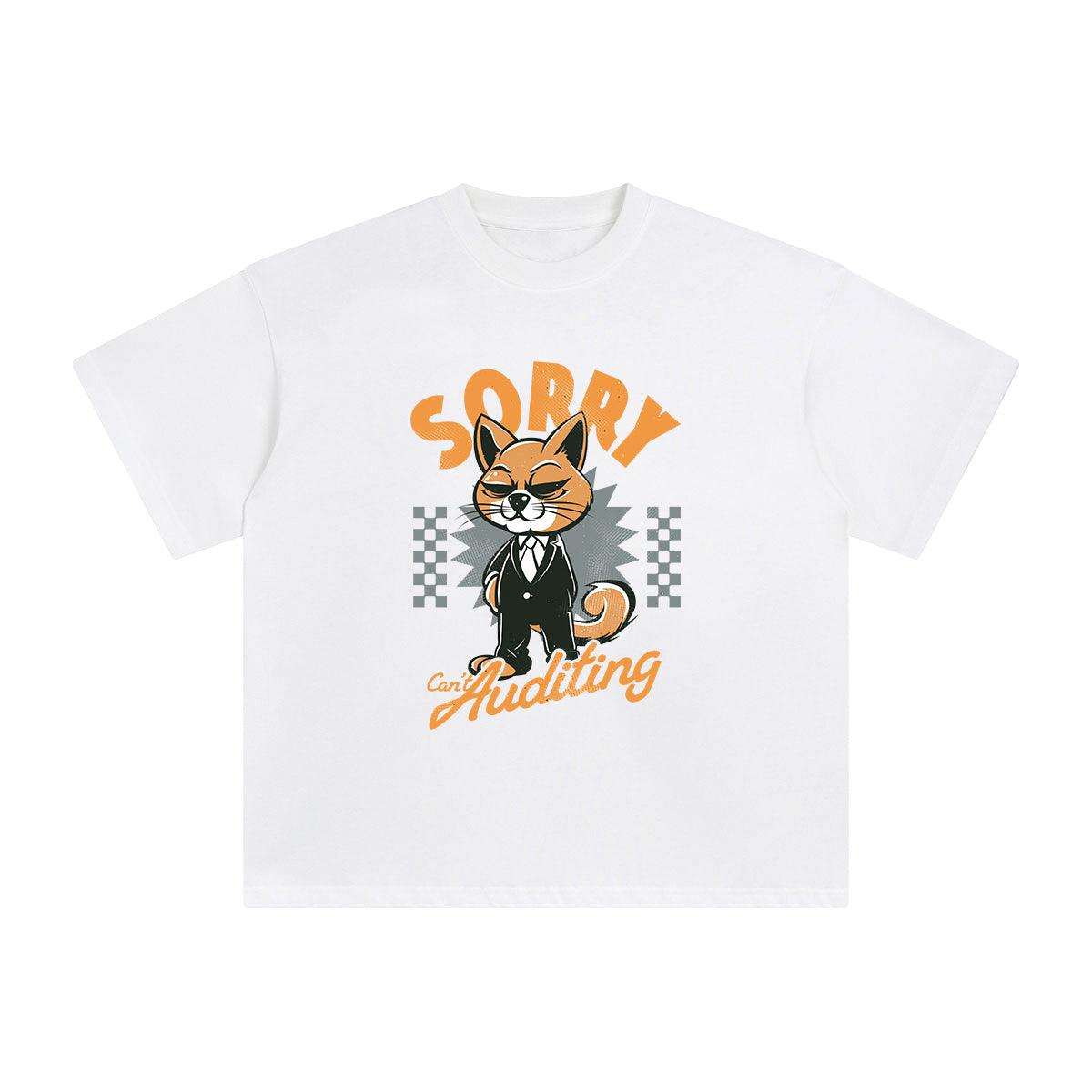 Sorry Can't Auditing Graphic Tee-INNBLAC Fashion Apparel
