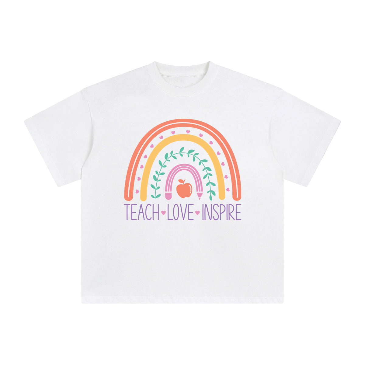 Teach Love Inspire Graphic Tee-INNBLAC Fashion Apparel