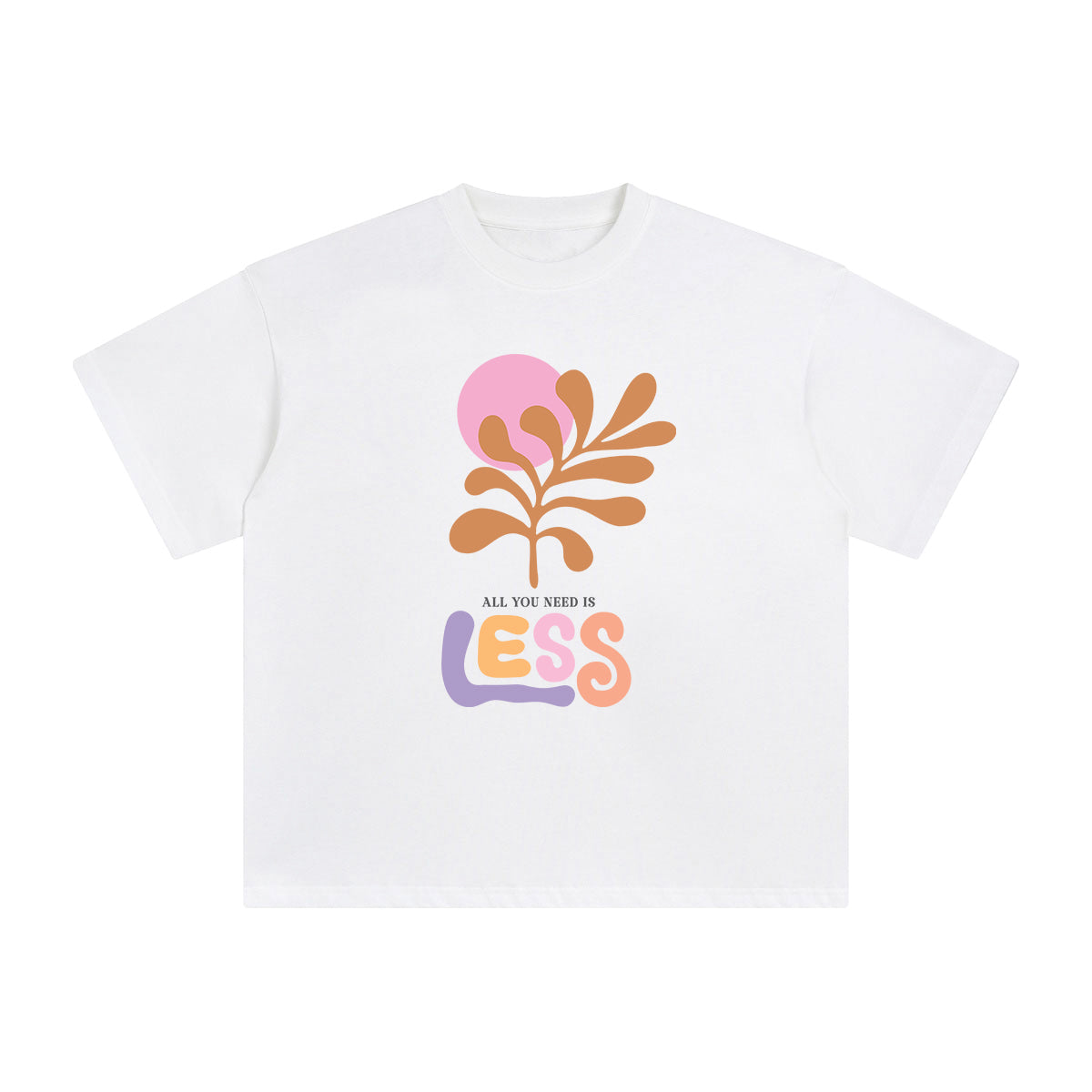 Boho Flower Abstract Graphic Tee-INNBLAC Fashion Apparel