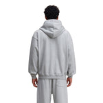 Double-Slider Zipper Solid Color Hoodie