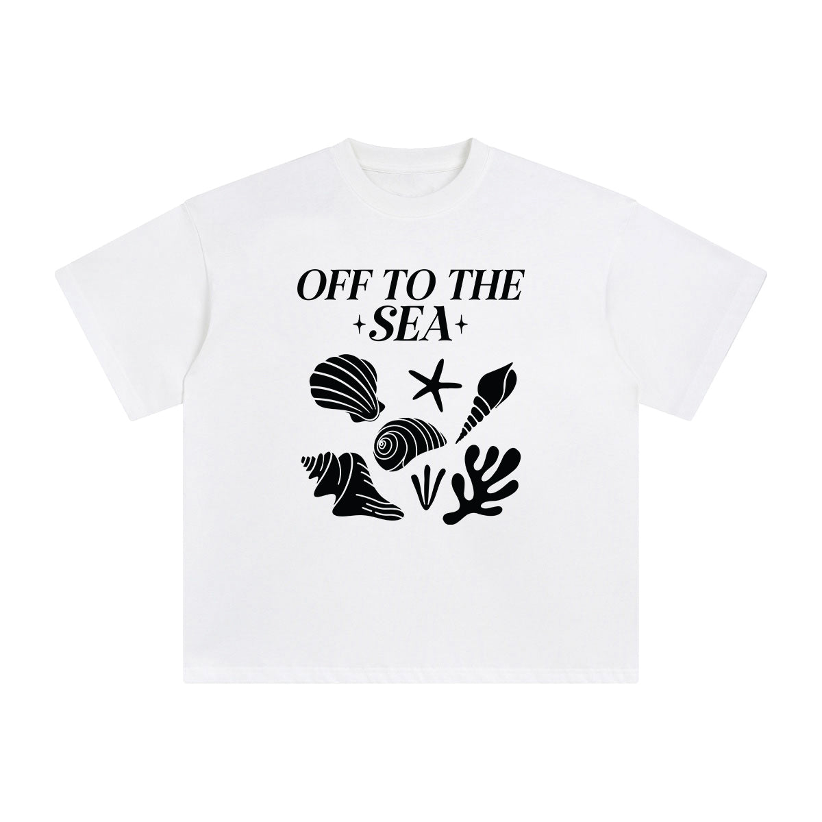 Off To The Sea Graphic Tee-INNBLAC Fashion Apparel