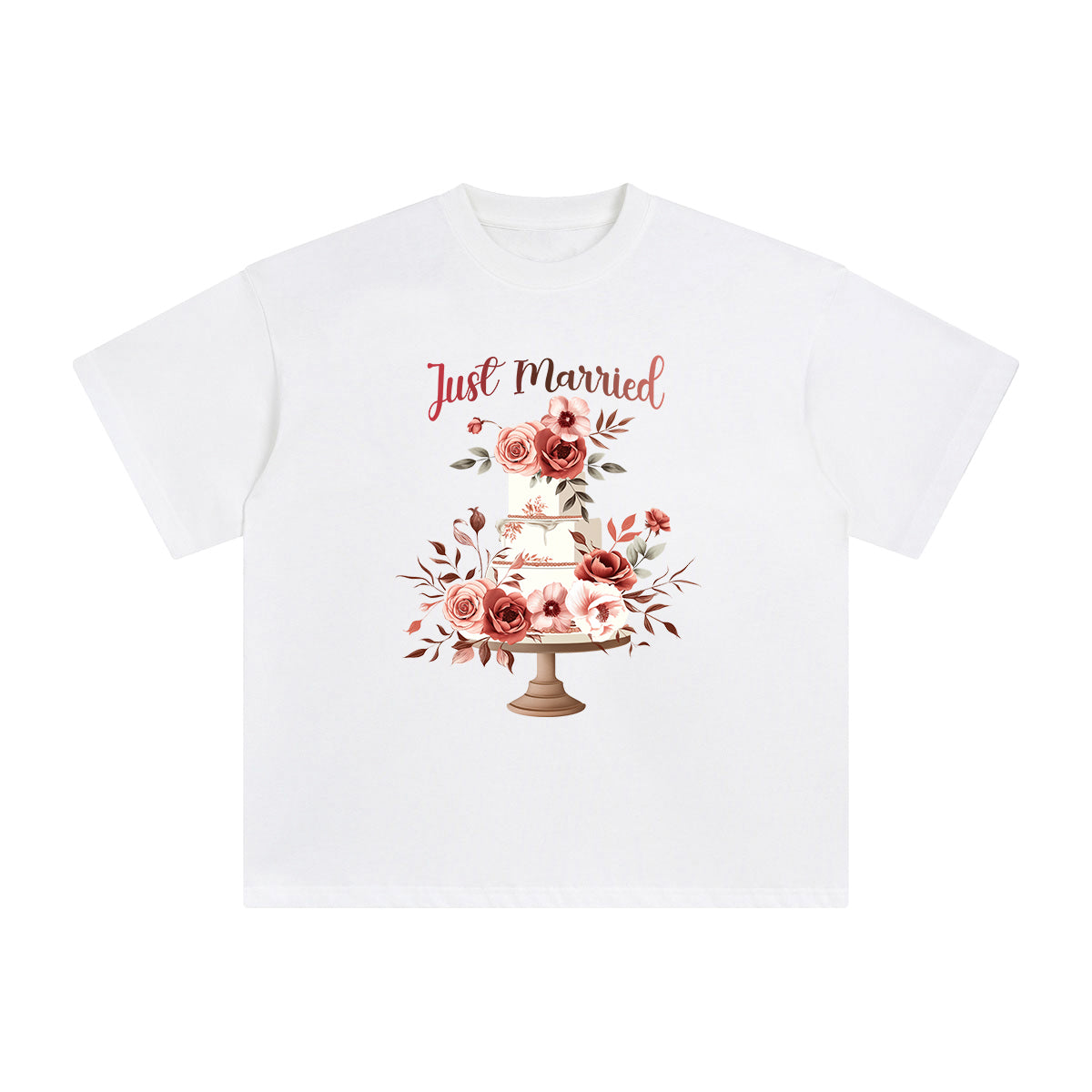 Just Married Graphic Tee-INNBLAC Fashion Apparel