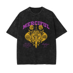Merciful Christian Stone Wash Graphic Tee-INNBLAC Fashion Apparel