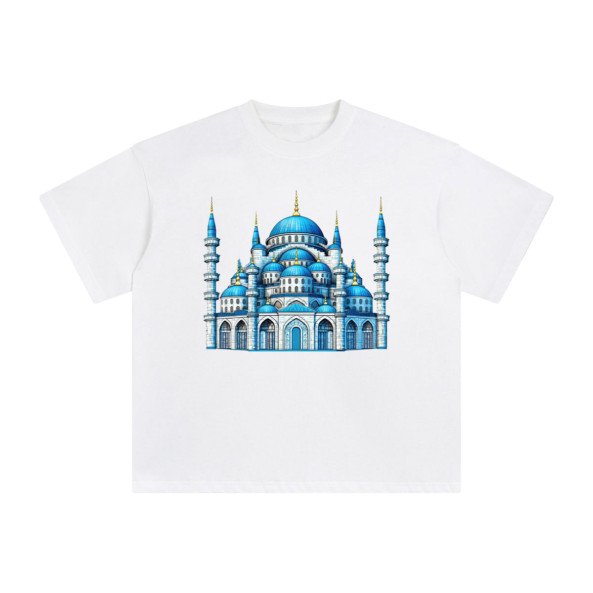 The Blue Mosque Graphic Tee-INNBLAC Fashion Apparel