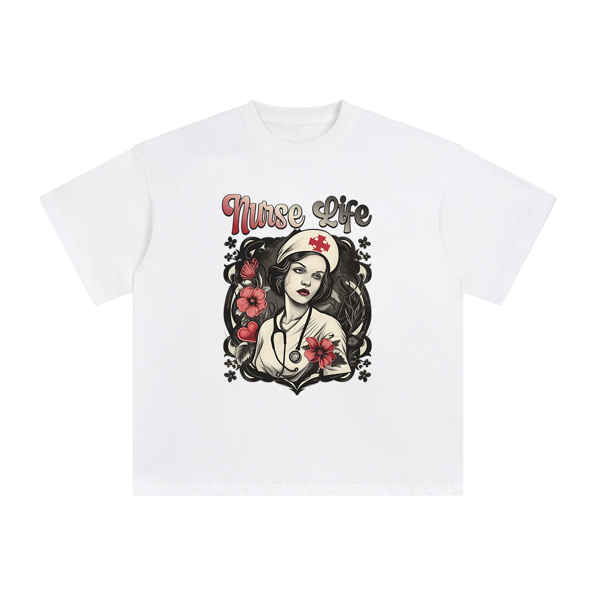 Nurse Life Graphic Tee-INNBLAC Fashion Apparel