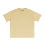 Crew Neck Solid Color T shirt 7oz-INNBLAC Fashion Apparel