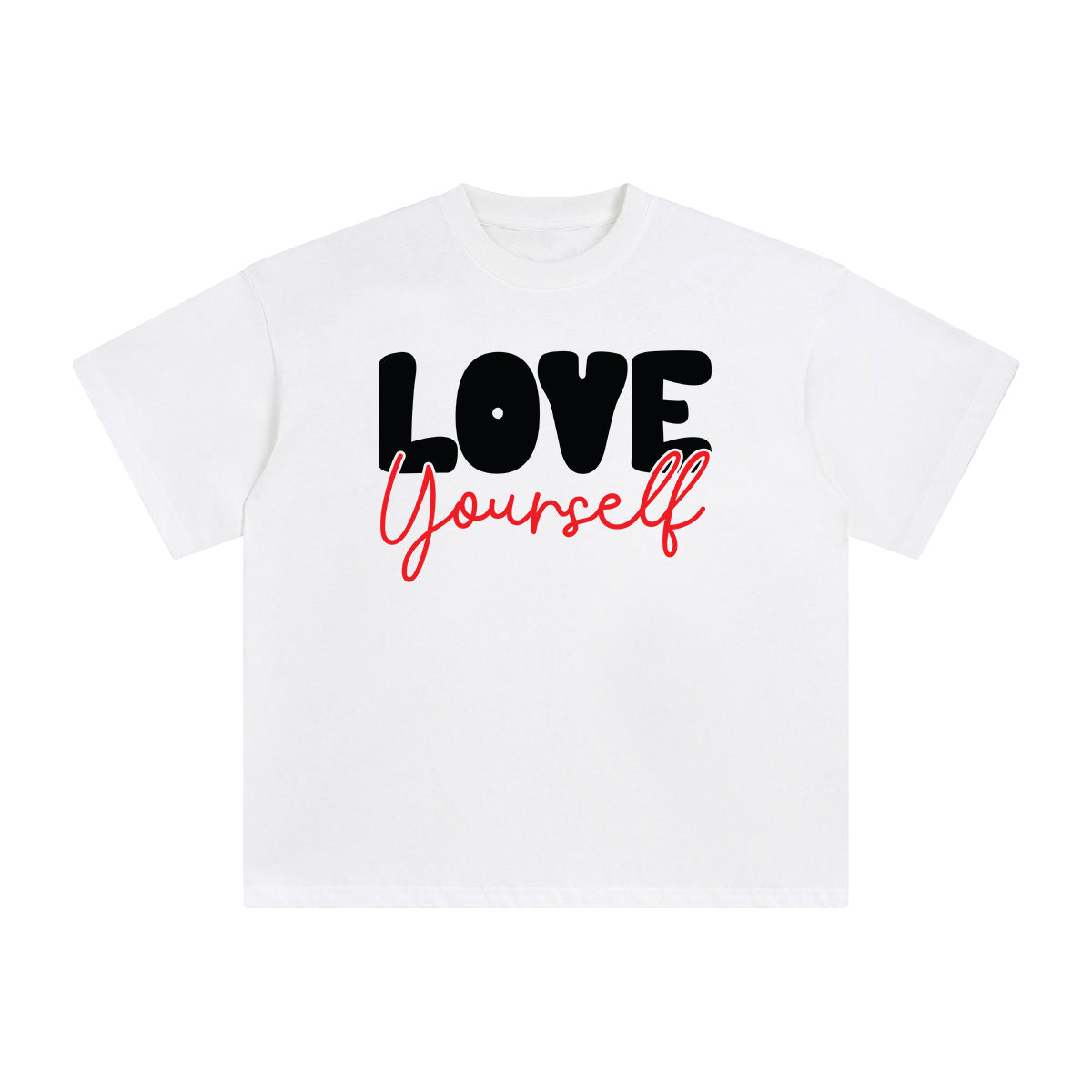 Love Yourself Aesthetic Graphic Tee-INNBLAC Fashion Apparel