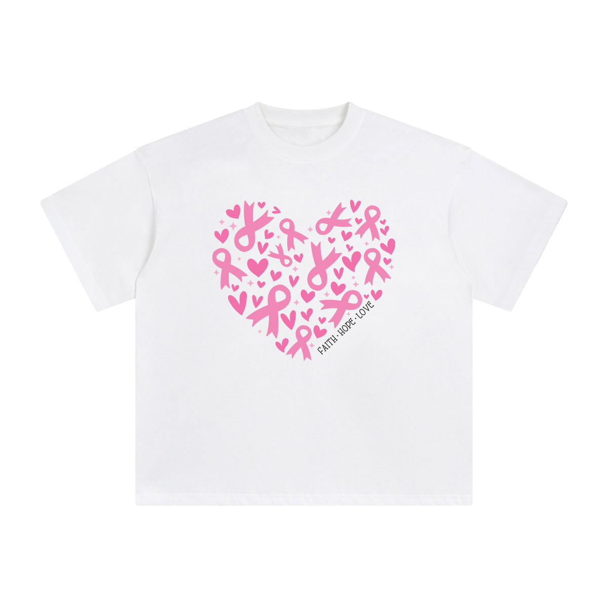 Faith Hope & Love Graphic Tee-INNBLAC Fashion Apparel
