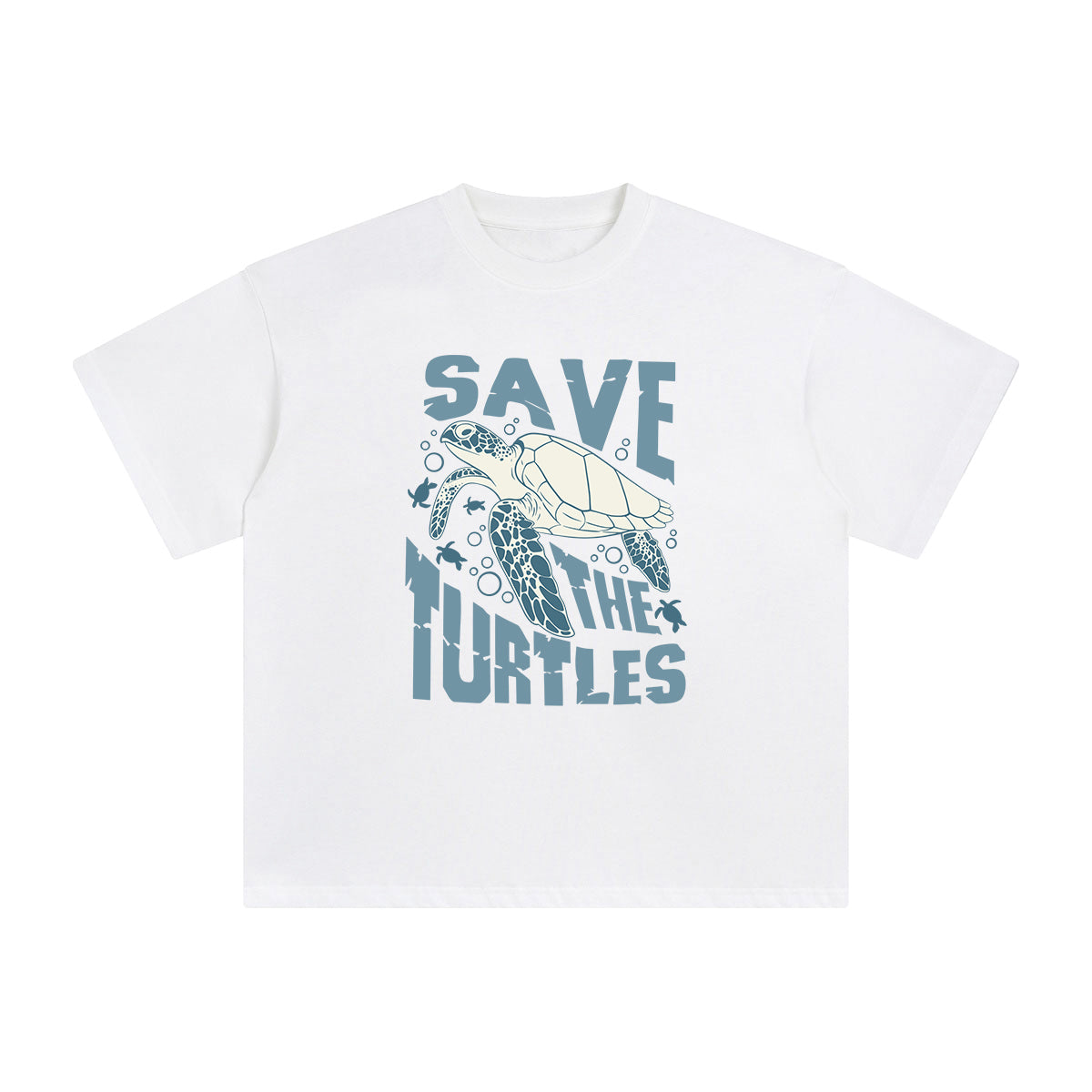 Save The Turtles Graphic Tee-INNBLAC Fashion Apparel
