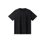 Camiseta destructiva de peso pesado con borde crudo de 10 oz