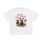 Christmas Cows Graphic Tee-INNBLAC Fashion Apparel