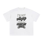 I'm Not Angry Graphic Tee-INNBLAC Fashion Apparel