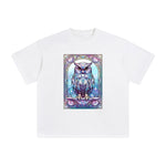 Owl Card Graphic Tee-INNBLAC Fashion Apparel