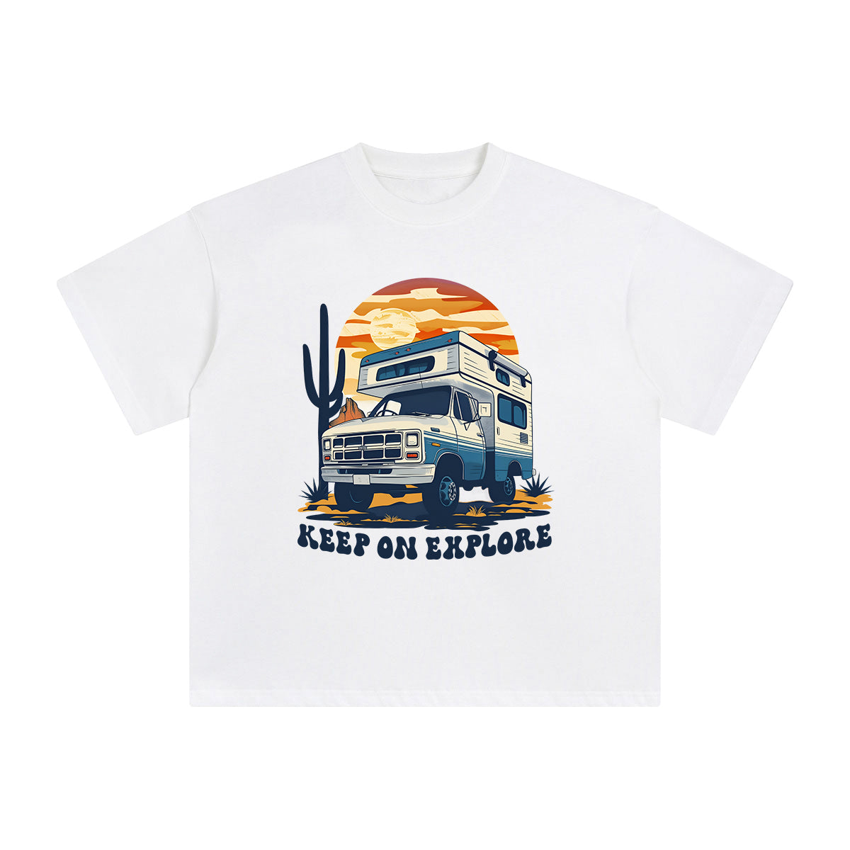 Keep On Explore Graphic Tee-INNBLAC Fashion Apparel