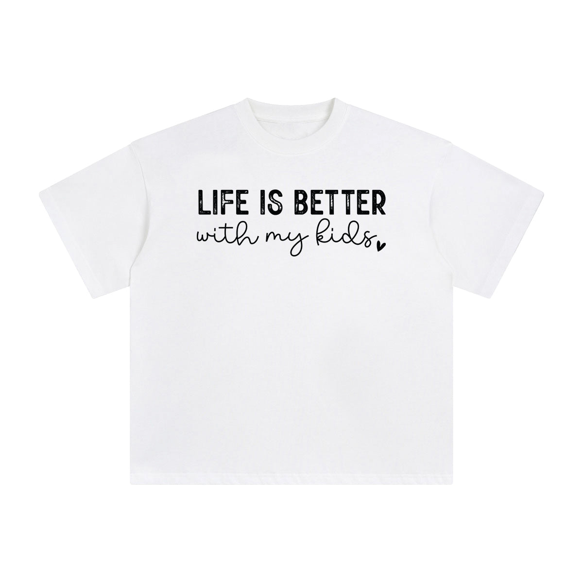 Life Is Better With My Kinds Graphic Tee-INNBLAC Fashion Apparel