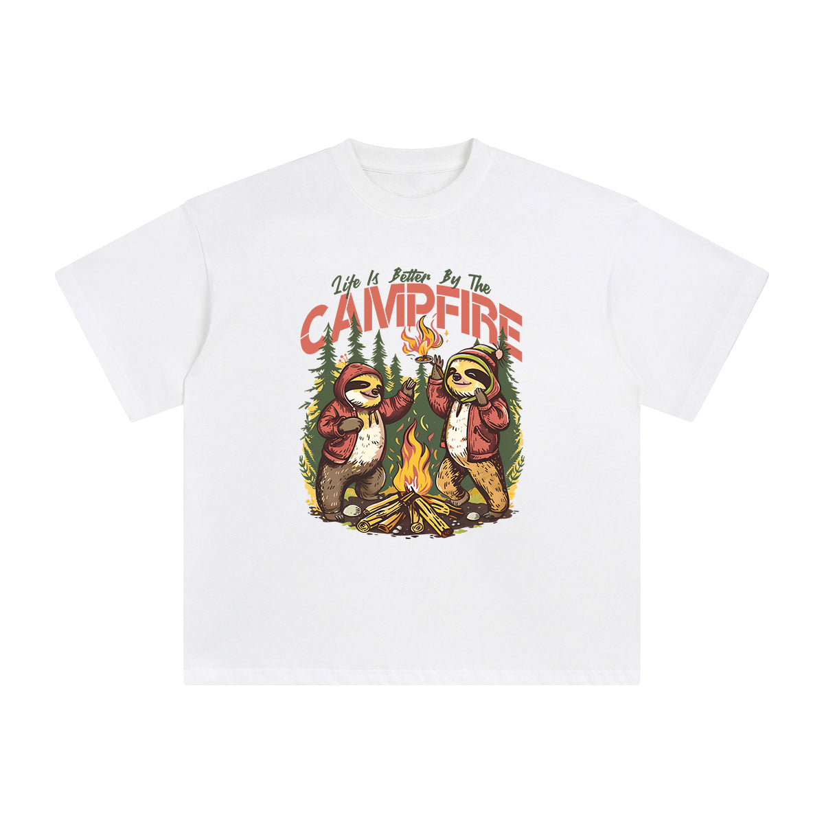 Life Is Better By The Campfire Graphic Tee-INNBLAC Fashion Apparel