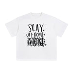 Slay At Home Mom Graphic Tee-INNBLAC Fashion Apparel