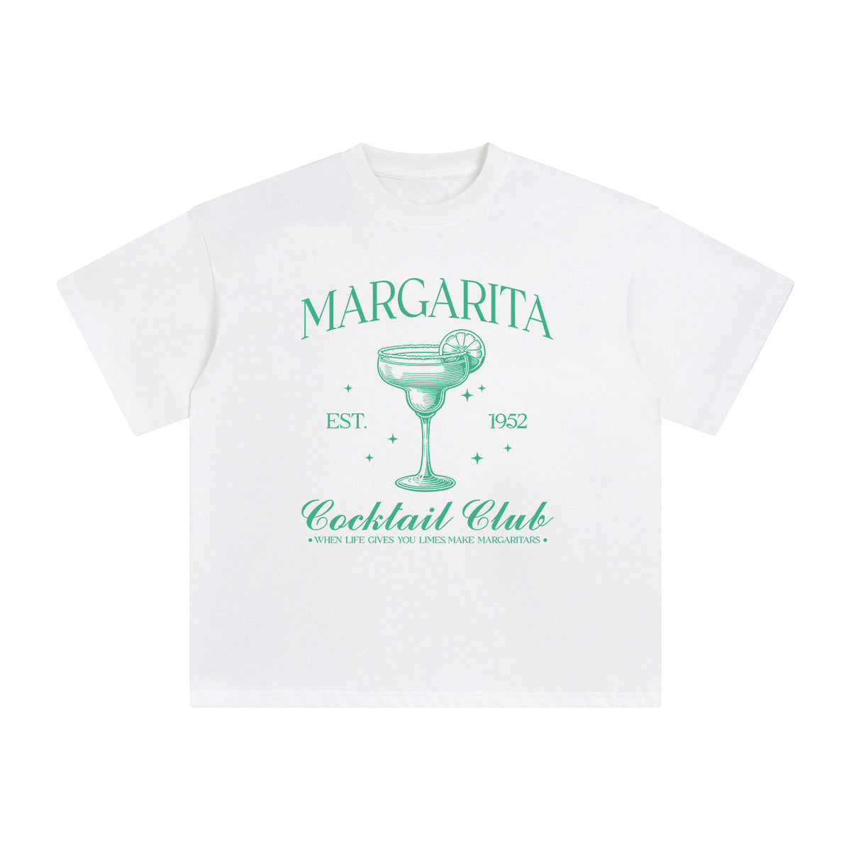 Margarita Cocktail Club Graphic Tee-INNBLAC Fashion Apparel