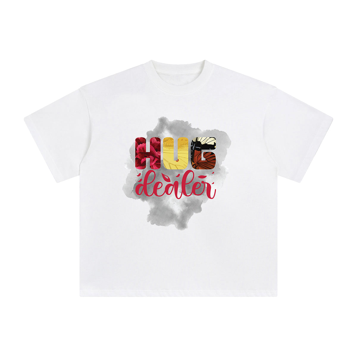 Hug Dealer Aesthetic Graphic Tee-INNBLAC Fashion Apparel