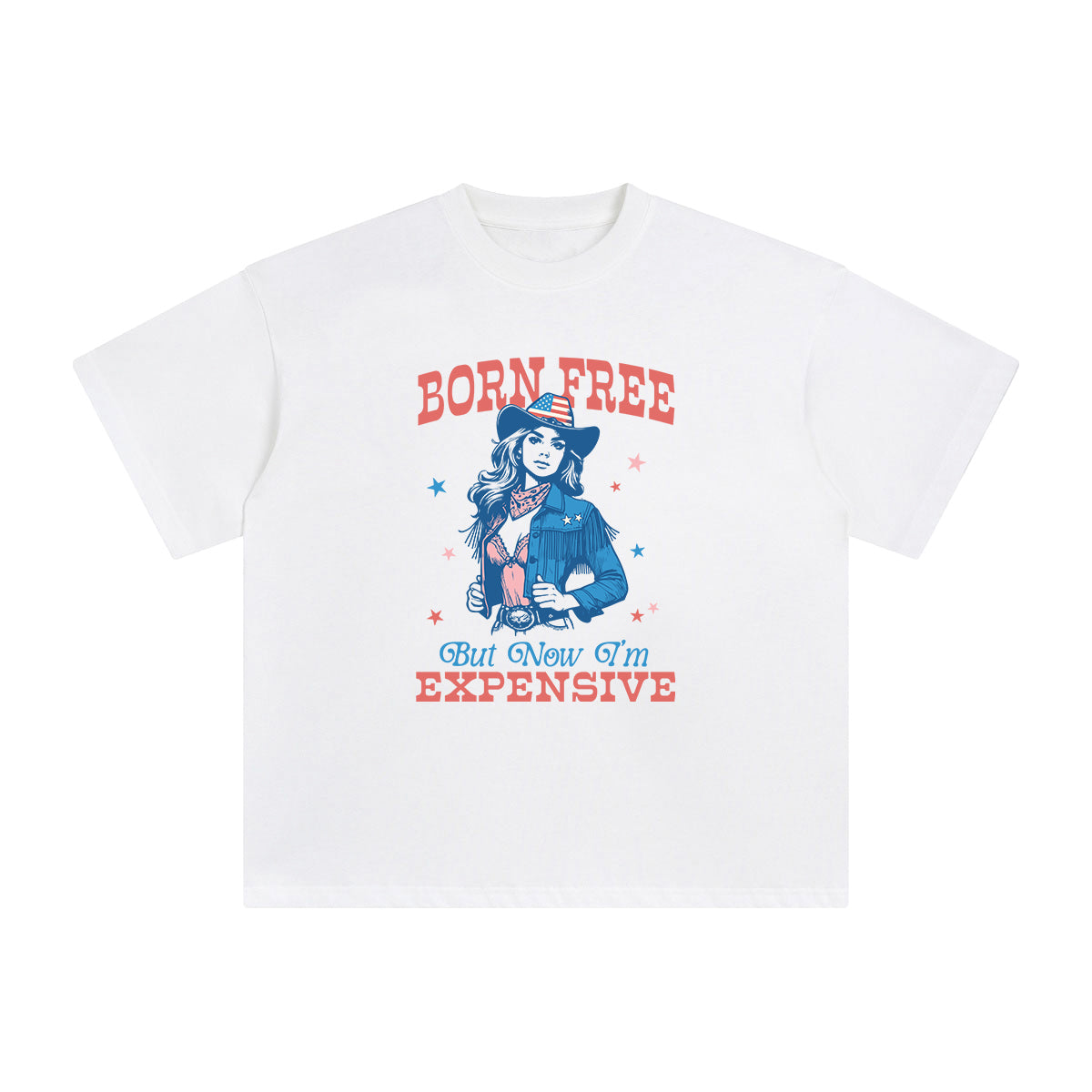 Born Free But Now I'm Expensive Graphic Tee-INNBLAC Fashion Apparel