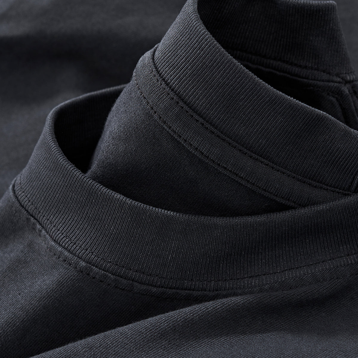 Crew Neck Washed Cotton T Shirt 7.8oz