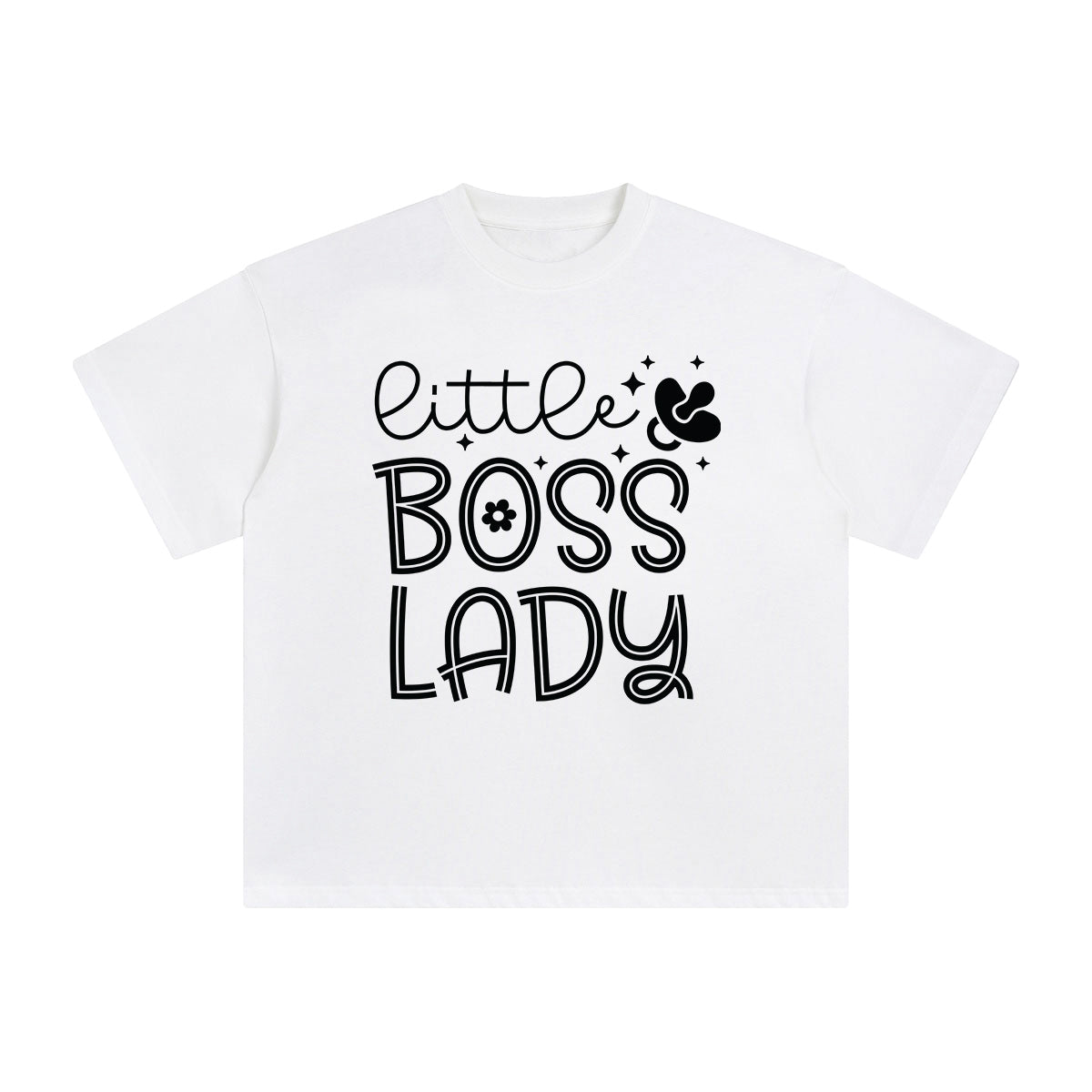 Little Boss Lady Graphic Tee-INNBLAC Fashion Apparel
