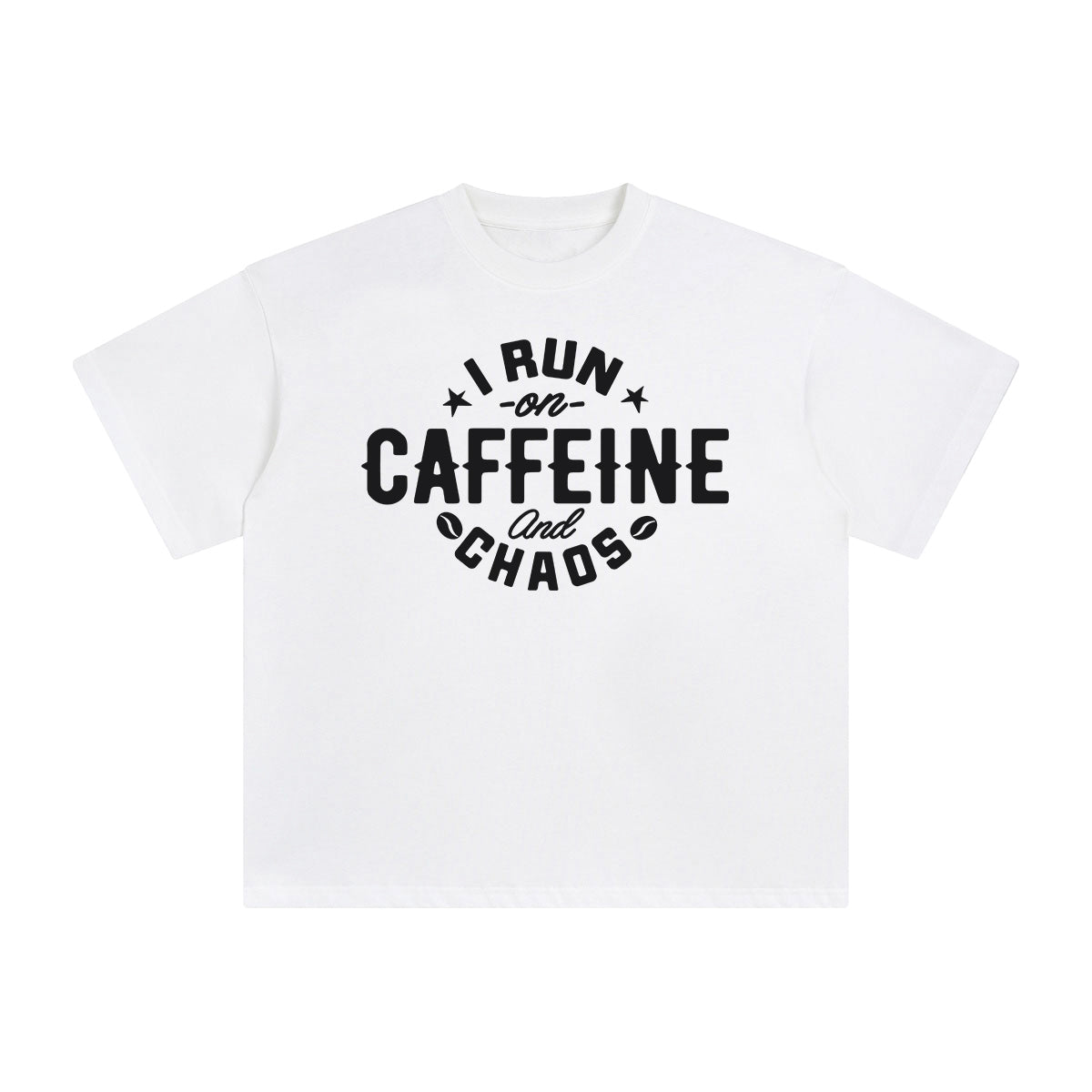 I Run On Caffeine Graphic Tee-INNBLAC Fashion Apparel