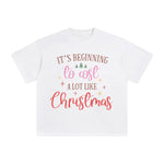 Christmas Graphic Tee-INNBLAC Fashion Apparel
