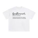 Philosophical Quote Graphic Tee-INNBLAC Fashion Apparel