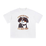 Service Dog Do Not Pet Graphic Tee-INNBLAC Fashion Apparel