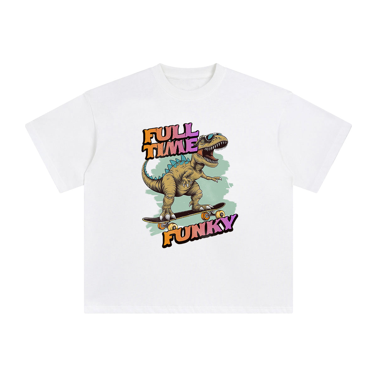 Full Time Funky Graphic Tee-INNBLAC Fashion Apparel