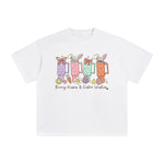 Bunny Kisses & Easter Wishes Graphic Tee-INNBLAC Fashion Apparel