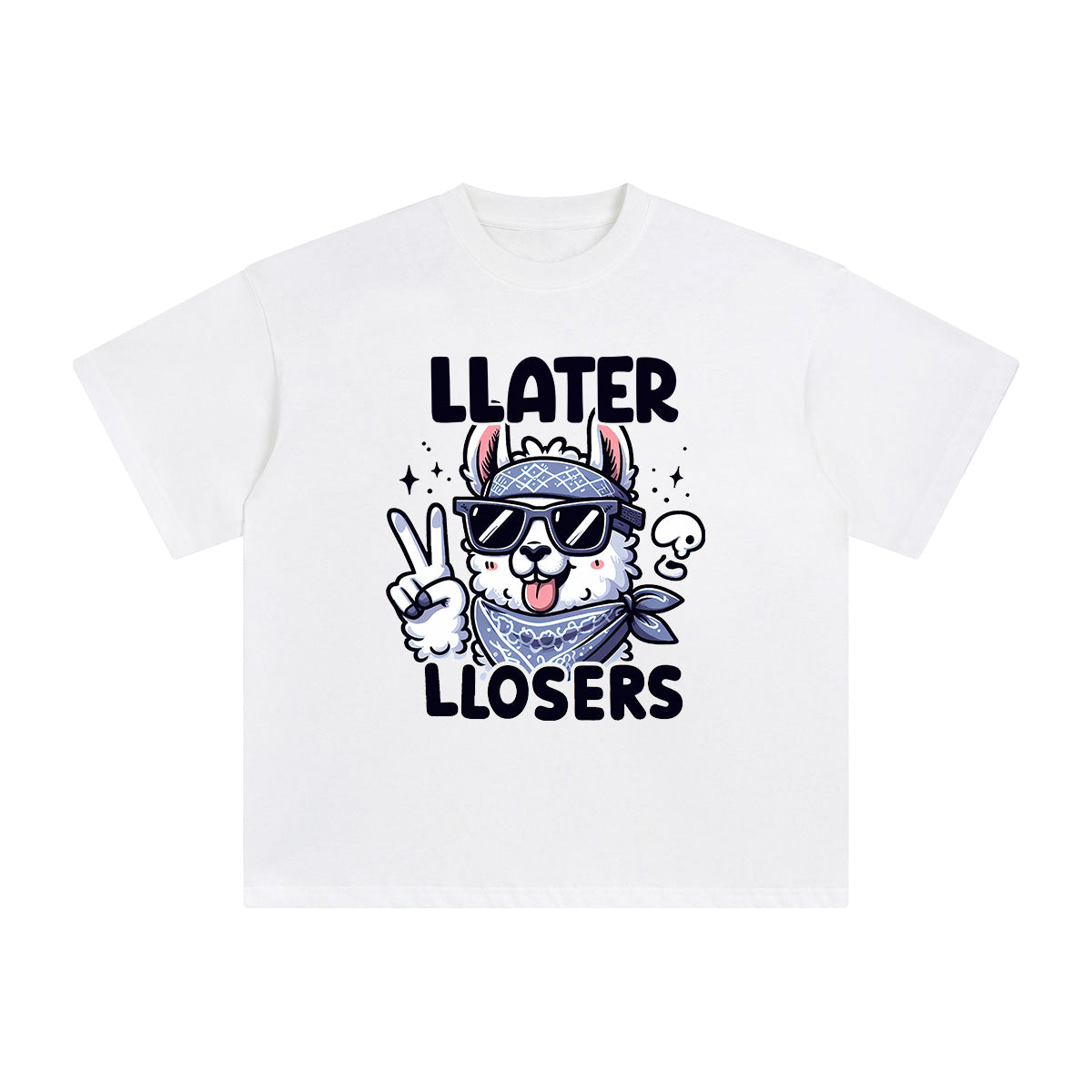 Later Llosers Graphic Tee-INNBLAC Fashion Apparel