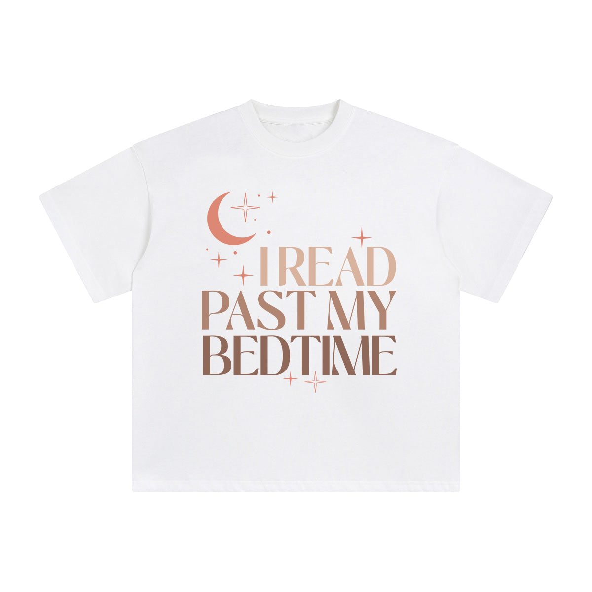 I Read Past My Bedtime Graphic Tee-INNBLAC Fashion Apparel
