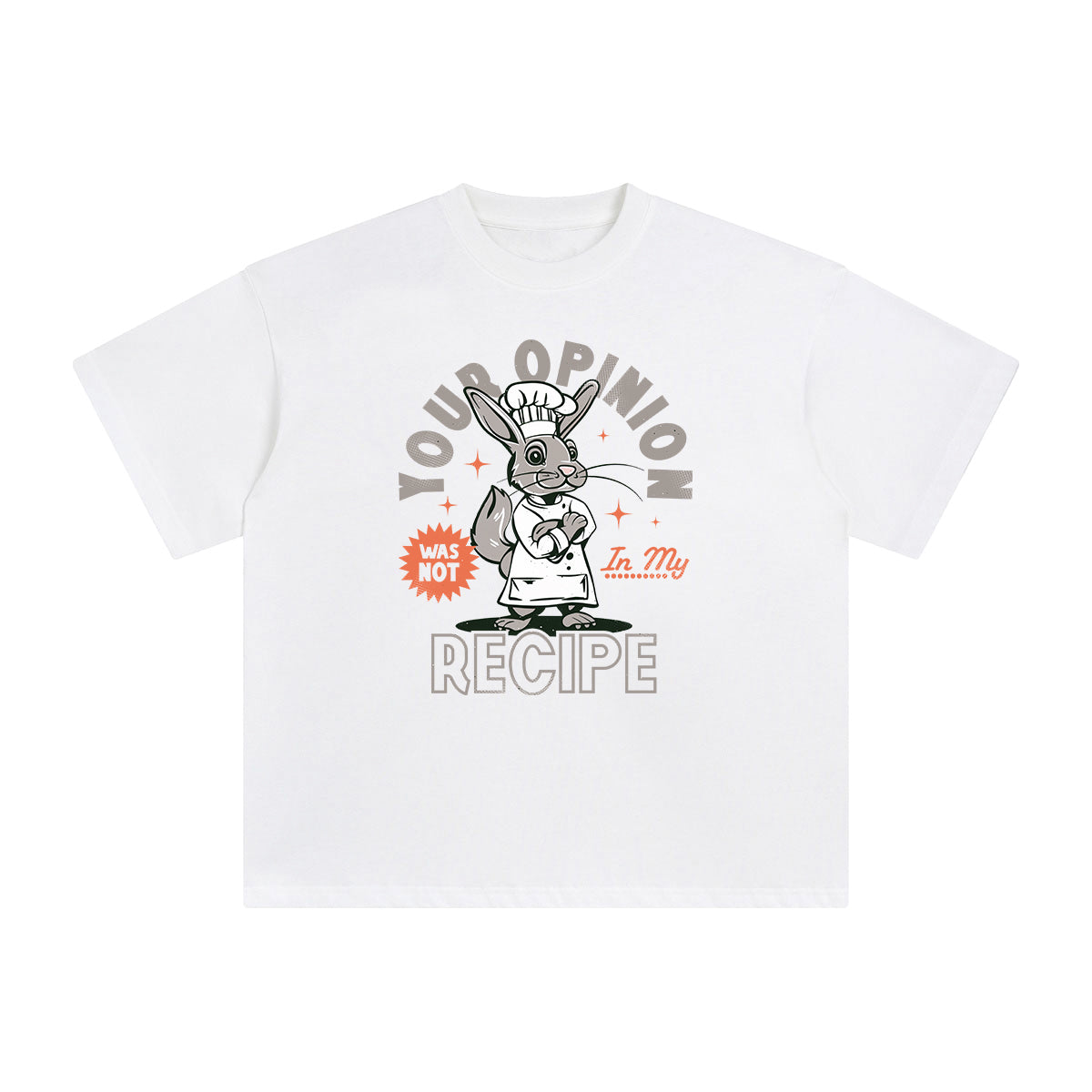 Bunny Chef Graphic Tee-INNBLAC Fashion Apparel