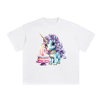 Birthday Unicorn Graphic Tee-INNBLAC Fashion Apparel