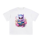 Fairy Owl Graphic Tee-INNBLAC Fashion Apparel