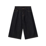 Bermudas con lavado vintage y salpicaduras de tinta