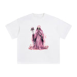 Pink Death Graphic Tee-INNBLAC Fashion Apparel