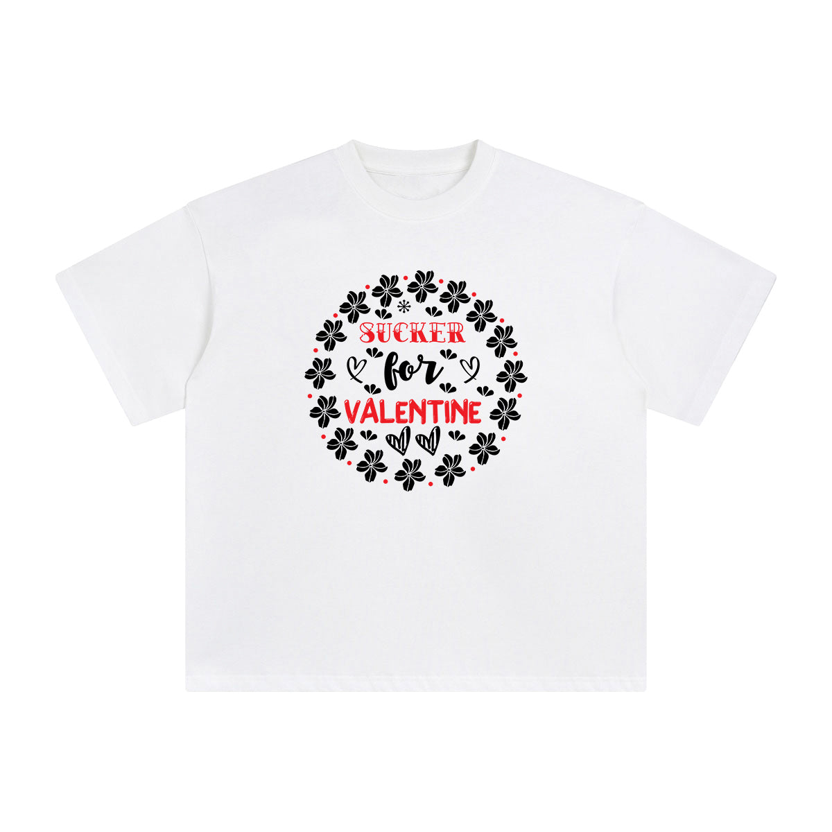 Sucker for Valentine Graphic Tee-INNBLAC Fashion Apparel