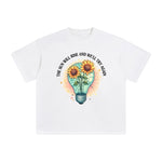Positive Quote Graphic Tee-INNBLAC Fashion Apparel