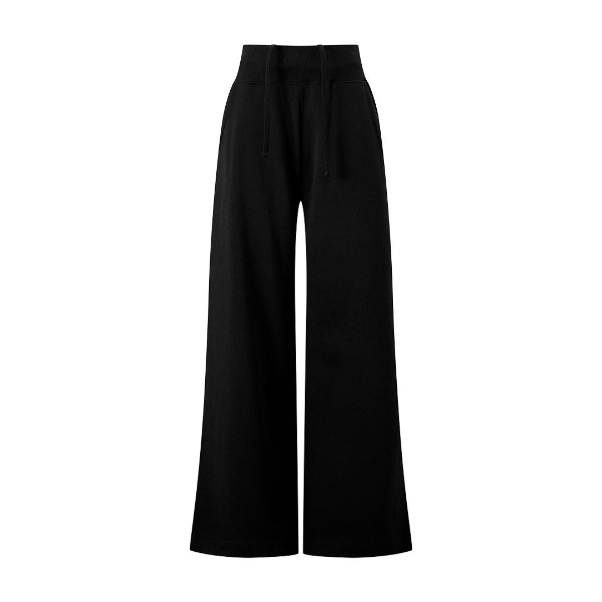 Quiet‑Luxury Old Money Heather Ribbed Waist‑Tapered Trousers