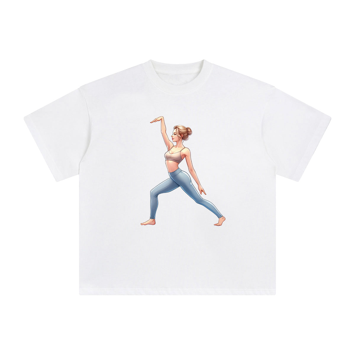 Yoga Mom Comic Graphic Tee-INNBLAC Fashion Apparel