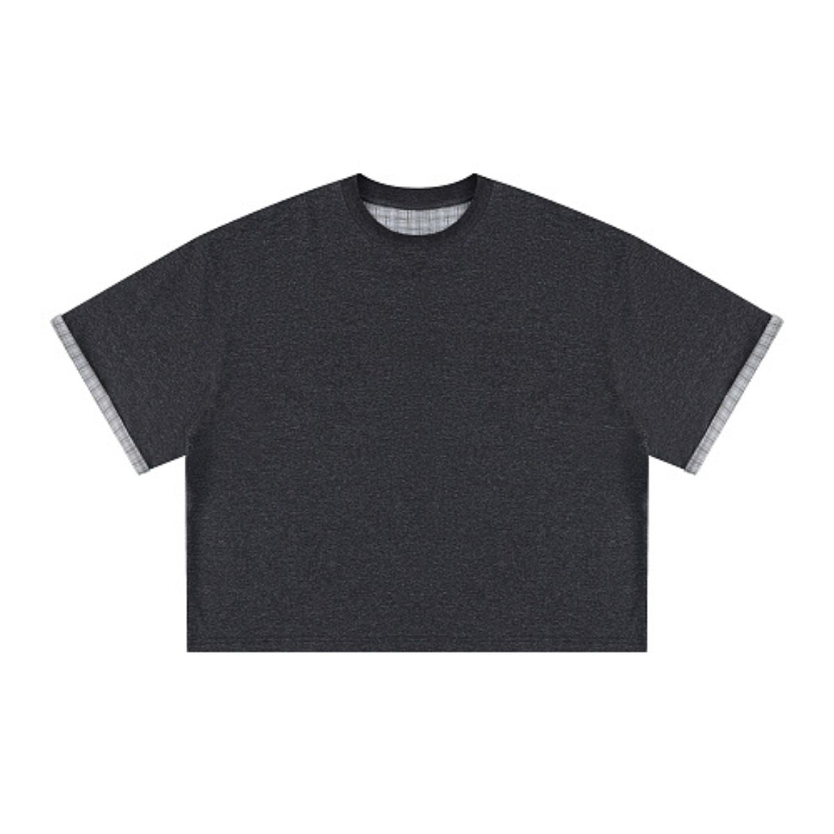 Oversized Cotton Crew Neck Tee 250G