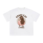 Crazy Cat Lady Graphic Tee-INNBLAC Fashion Apparel